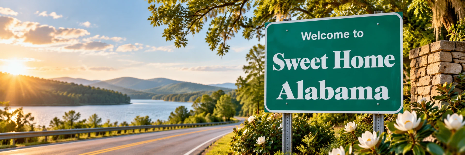 Welcome to Sweet Home Alabama road sign